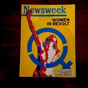 Newsweek original Womens Lib & Watergate Scandal